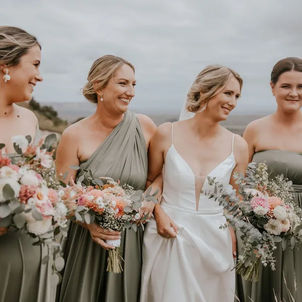 bridesmaid dresses sunshine coast Wedding: Chloe + Mitch